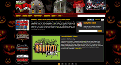 Desktop Screenshot of okhauntedhouses.com